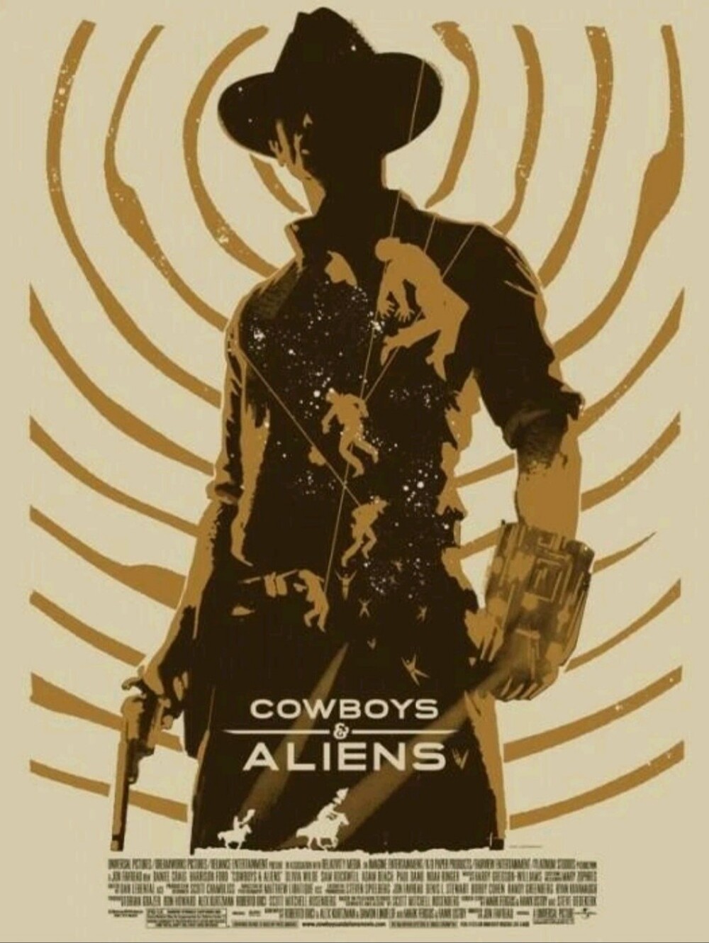 Mondo Poster - Cowboys & Aliens - 94 Of 170 - Janee Meadows 2011